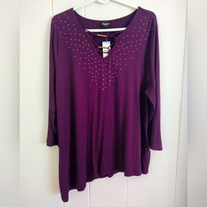 Simply Emma women's shirt, size 1X